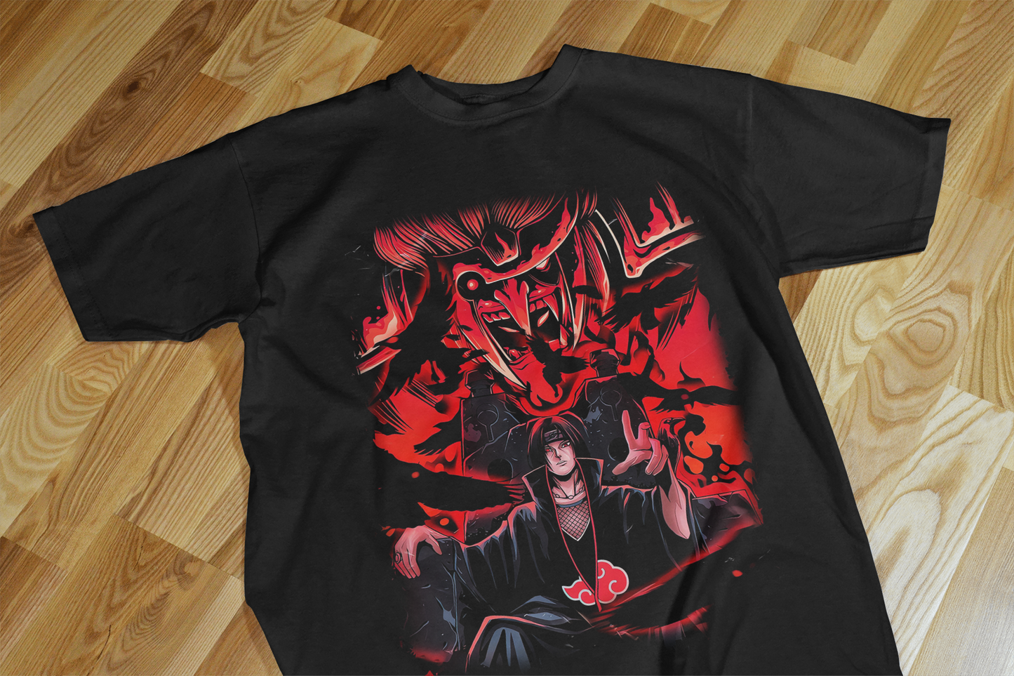Camisa corte normal itachi uchiha
