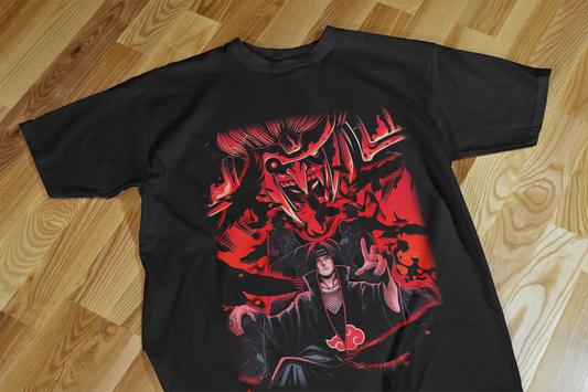 Camisa corte normal itachi uchiha