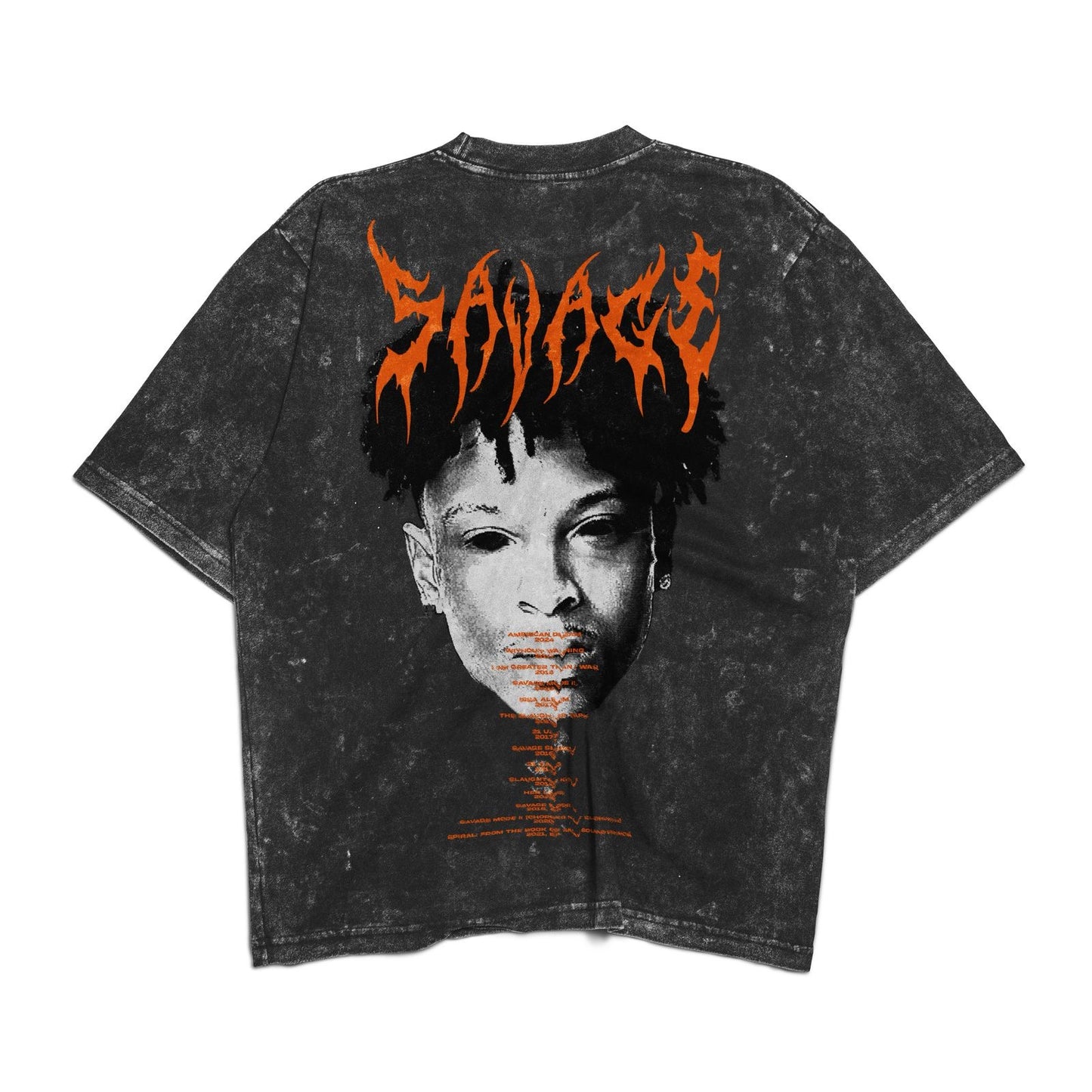Camisa 21 savage corte oversize 180 grs