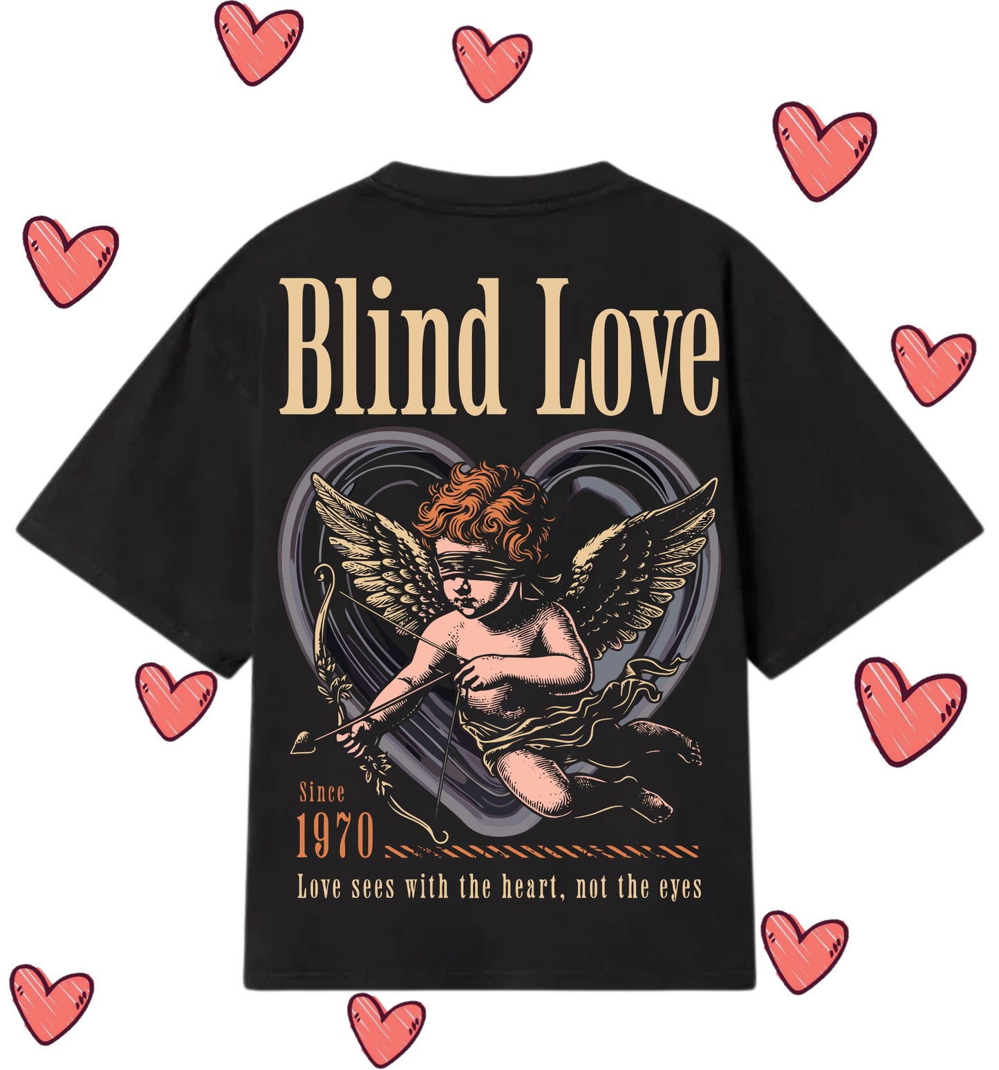 Camisa oversize Blind love